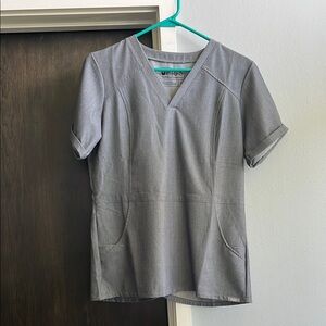 Figs Gray Women's Audra Top Sz S